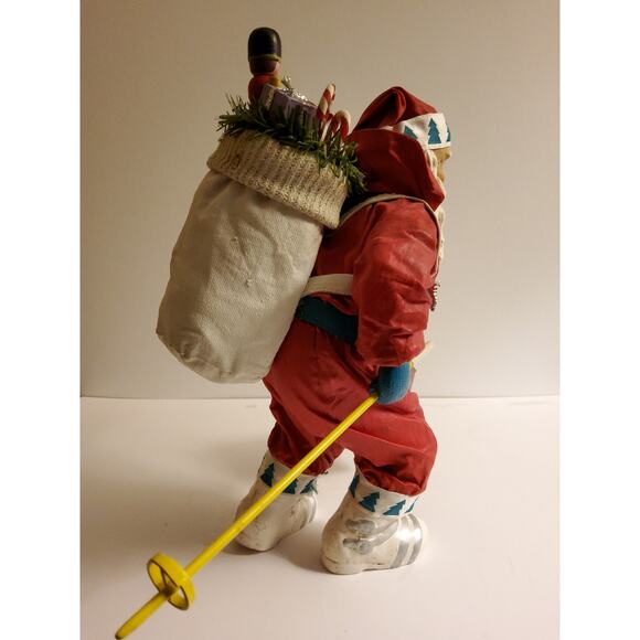 Possible Dreams Clothique SKIING SANTA Figurine - Picture 4 of 6